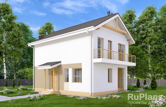 Rg6518 - Двухэтажный с подвалом, кухней-гостиной и четыремя спальнями